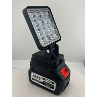 Đèn Pin led 16 bóng siêu sáng, đèn pha led dùng pin chân pin makita, đèn Pin sạc 4inch chân thông dụng