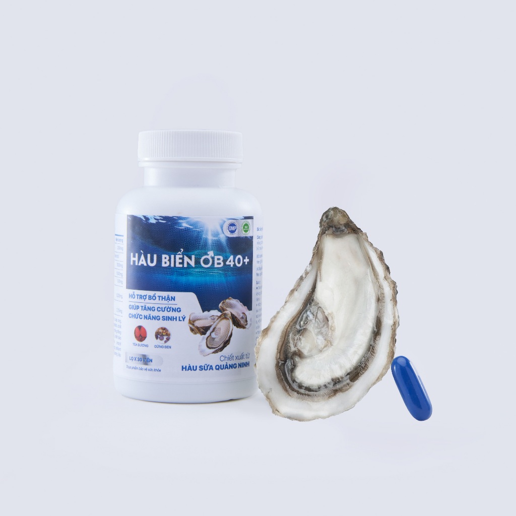 Ảnh Tinh Chất Hàu Biển OB 40+ Tăng Cường Sinh Lý Nam Giới, Bổ Thận Tráng Dương (Hộp 30 Viên) Growgreenaz 2