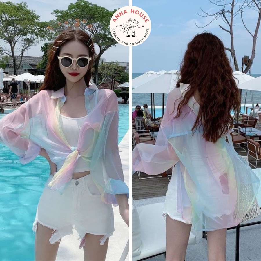 1 áo Cầu vồng nhạt