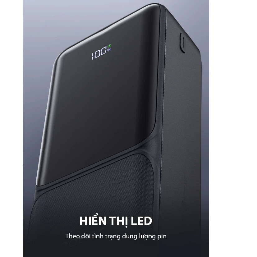 Pin Sạc Dự Phòng RT40 40.000mAh sạc nhanh 22.5W ROBOT chứng chỉ MSDS, CE MARKING, UN38.3, RoHS