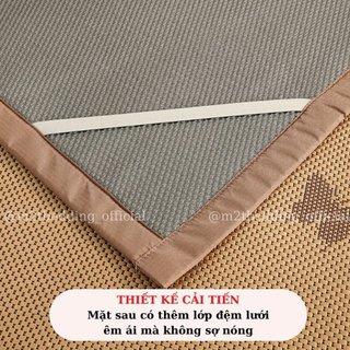 Chiếu điều hòa mây lụa mềm M2T BEDDING - mềm, mịn, mát - đủ kích thước 1m6, 1m8, 2m2