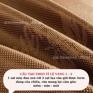 Chiếu điều hòa mây lụa mềm M2T BEDDING - mềm, mịn, mát - đủ kích thước 1m6, 1m8, 2m2