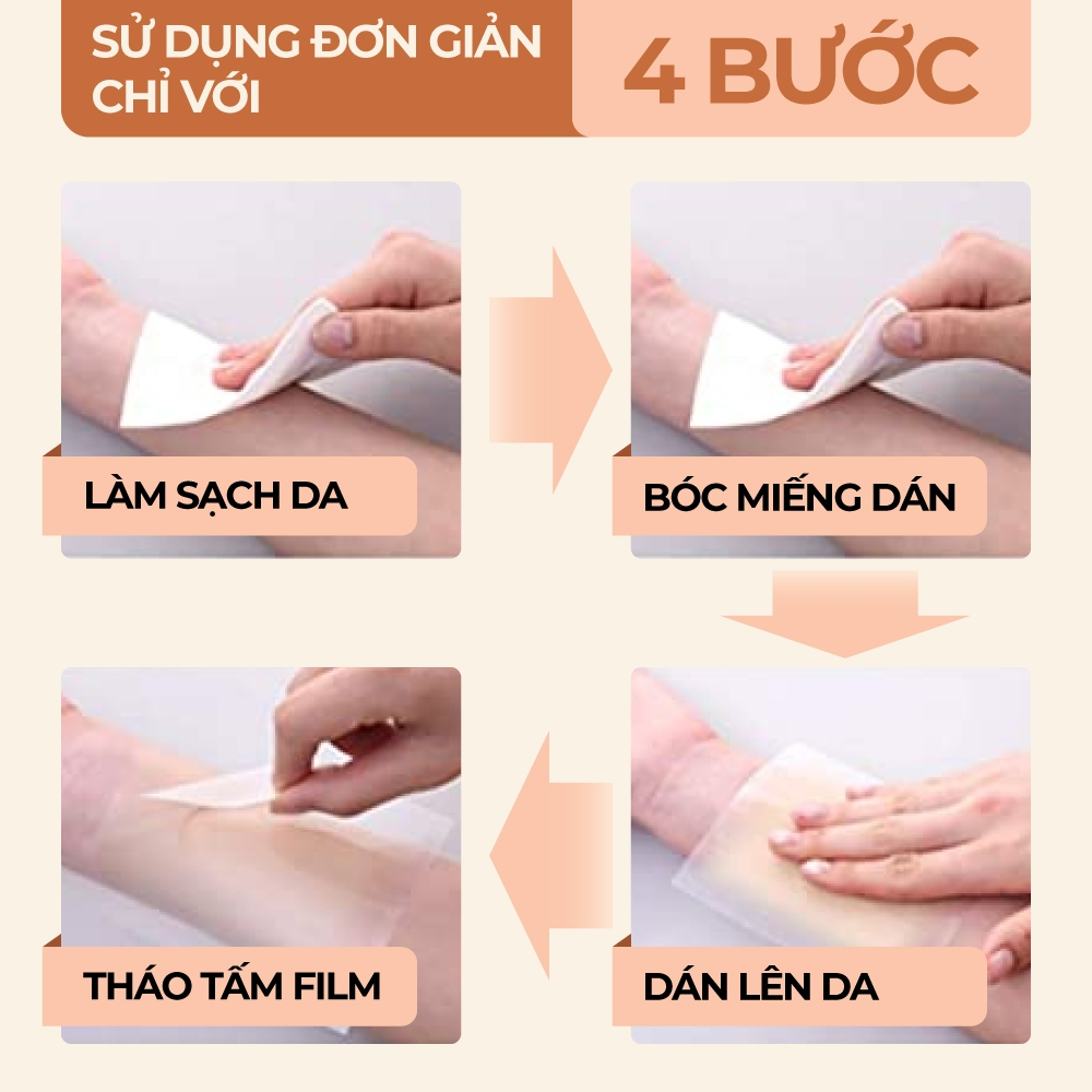 Miếng dán che sẹo khuyết điểm nốt ruồi sẹo lồi sẹo lõm mụn tiệp màu da Bellena S1
