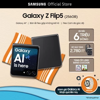 Combo Độc Quyền Samsung: Điện thoại Samsung Galaxy Z Flip5 256GB + Buds FE + SmartTag