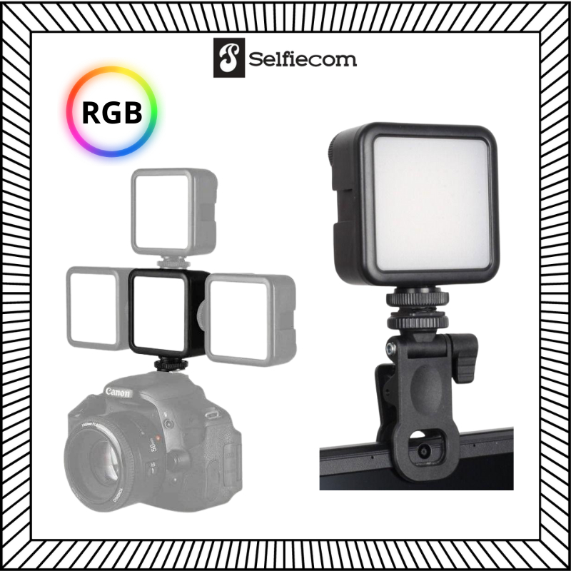 Đèn trợ sáng RGB Q4 nhỏ gọn tiện lợi, hỗ trợ ánh sáng quay video và chụp ảnh