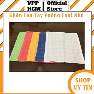 Khăn Lau Tay Vuông Loại Nhỏ Nhiều Màu