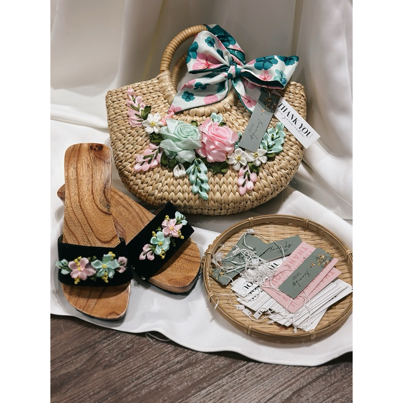 Túi Cói Guốc Mộc Tông Trendy