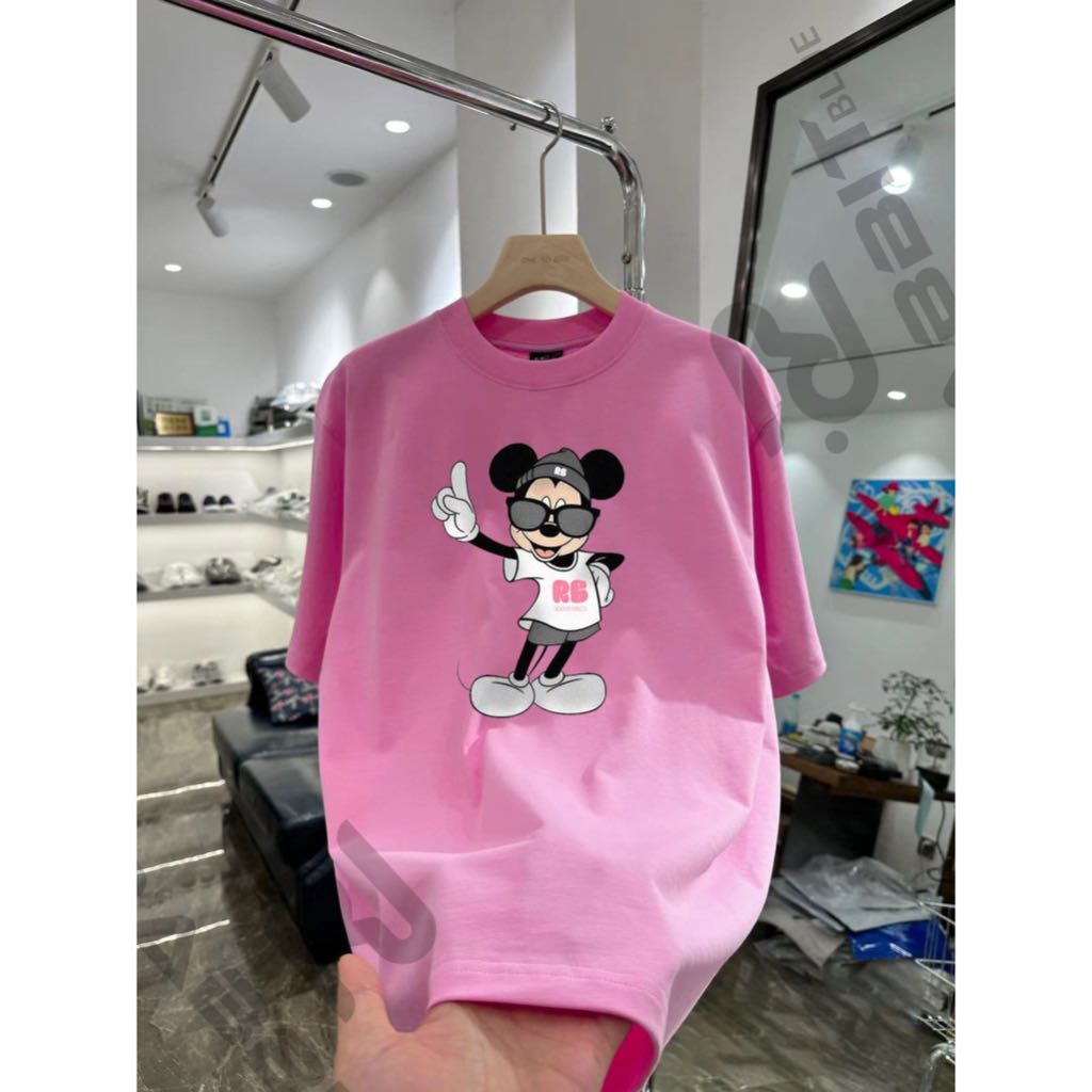 Áo Thun Nữ Mickey RB chỉ tay siêu cute