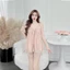 Bộ đồ ngủ nữ 2 dây quần đùi mặc nhà lụa mềm mát dễ thương freesize dưới 54kg- cn123_Sale