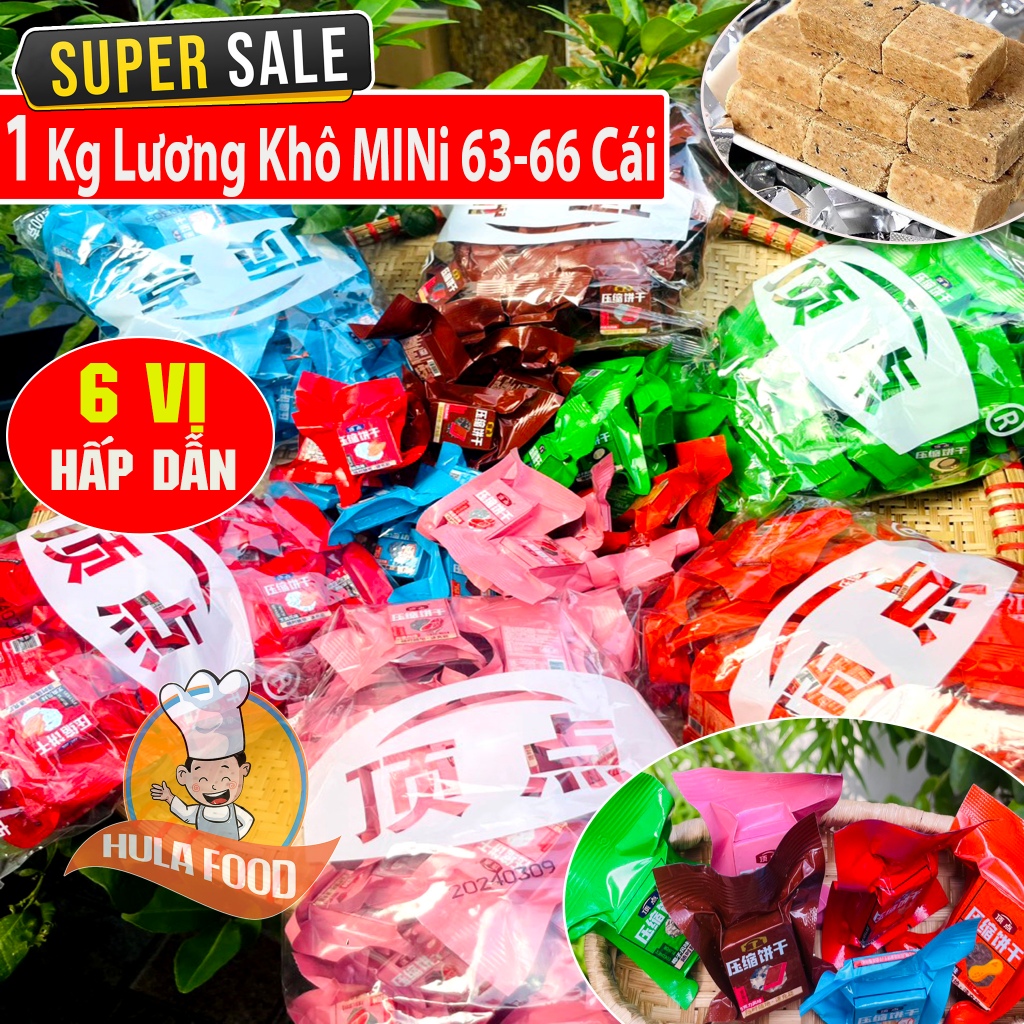 1 KG Lương Khô MINI 6 Vị Gói Nhỏ Tiện Lợi, Dinh Dưỡng - Lương Khô ...