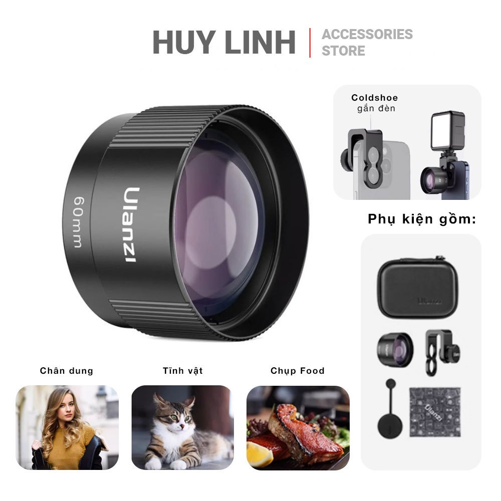 Lens Telephoto Ulanzi 60mm CL-006 Zoom 2.5X - Ống kính tele chụp chân ...