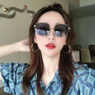 Kính râm nam nữ form to chống tia UV, Mắt kính mát thời trang đi đường du lịch biển Styley K039
