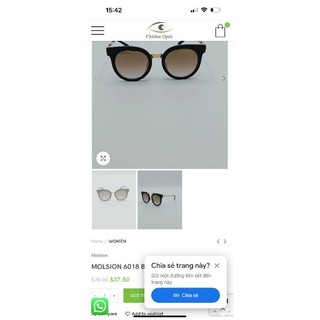 Kính mắt M.o.lsion Sunglasses dư xịn- Kính mắt chống tia UV