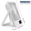 Quạt Để Bàn Tích Điện Mini 5 Tốc Độ Gió, Mà Hình Hiển Thị %Pin, 5 Cánh Quạt Siêu Mát - Sử Dụng Dài Lâu