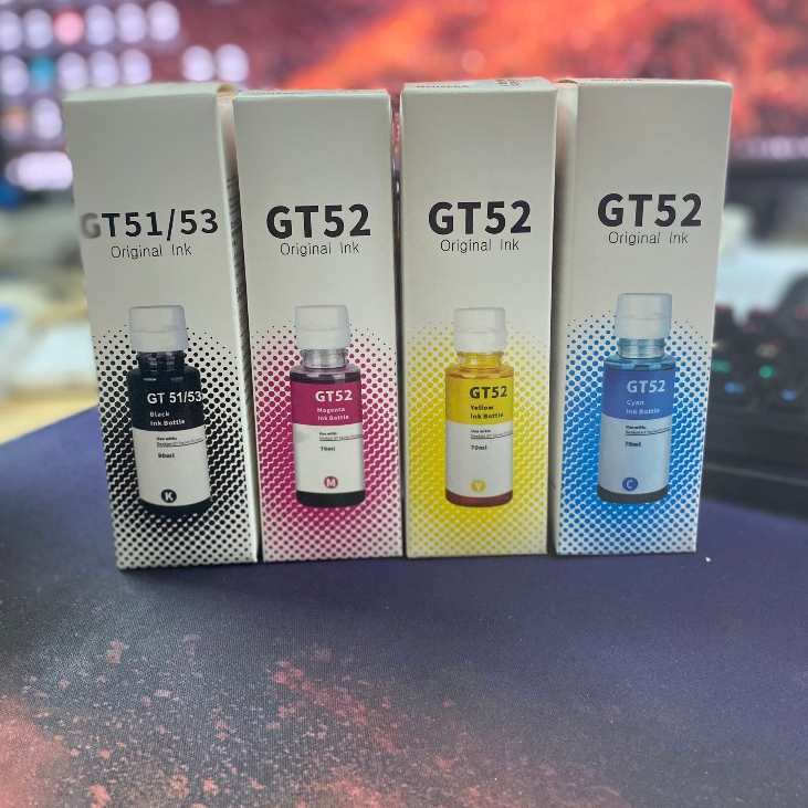 Mực in phun GT53, GT52 cho máy in HP tank 115, 315, 319, 400, 415, 510 - Refill Ink
