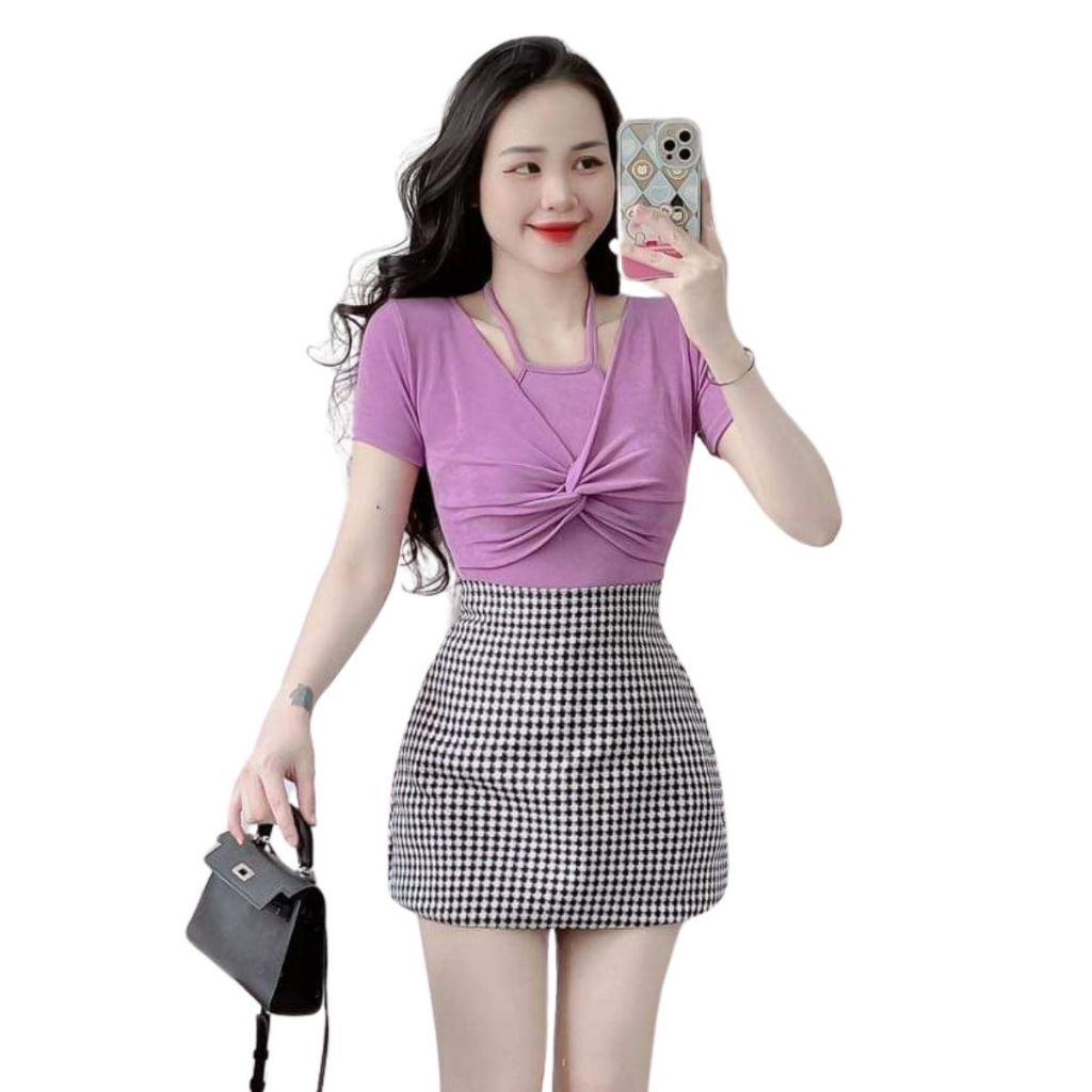 Áo Thun Nữ Bisgize Áo Nhũ Tay Ngắn  ESHOP Áo Kiểu Dễ Thương Mặc Hè Đẹp MS215 Thời Trang Thiết Kế Đẹp