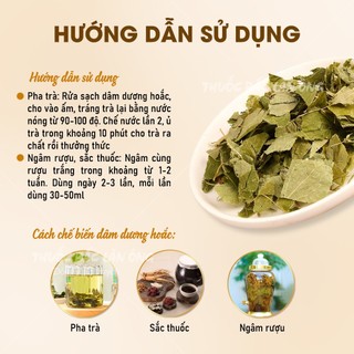 Lá dâm dương hoắc khô 200g, trà dâm dương, thơm, sạch - Lãn Ông