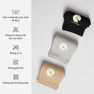 [ Combo 3 Đôi ] Ống Tay Chống Nắng, Bao Tay Chống Nắng, Găng Tay Đi Phượt Nam Nữ Unisex Ngắn Hoa Cúc Không Xỏ Ngón