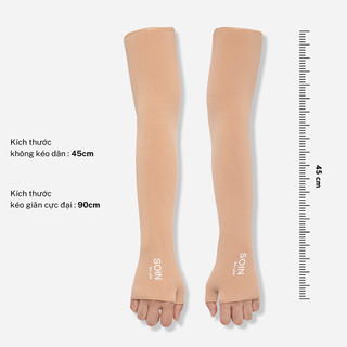 Set 2 Đôi Ông Tay Chống Nắng Găng Tay đi Nắng T&T Bông Xù Ủ Kem Công Nghệ Chống Nắng 50+ UPF