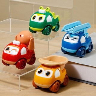 Bộ Đồ Chơi Ô Tô Quán Tính Mini Hoạt Hình Mô Tả Xe Công Trình, Xe Kỹ Thuật, Xe Thang, Xe Cứu Hộ Đẹp Và Dễ Thương 89021