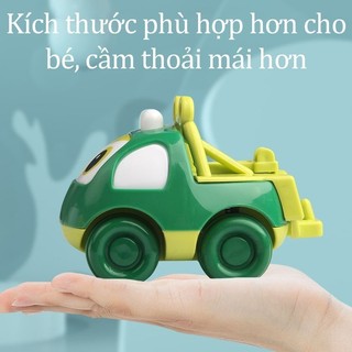 Bộ Đồ Chơi Ô Tô Quán Tính Mini Hoạt Hình Mô Tả Xe Công Trình, Xe Kỹ Thuật, Xe Thang, Xe Cứu Hộ Đẹp Và Dễ Thương 89021