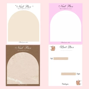 bìa nailbox 10 thẻ nail box, tag nail box, bìa đựng móng tay