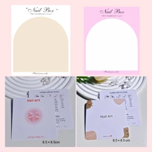 thẻ bìa gắn móng giả ,sét 10 tấm bìa tang nailbox