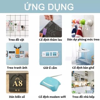 Băng Dính 2 Mặt Siêu Dính Băng Keo Nano Trong Suốt 3cm*3m Dán Tường Dính Mọi Bề Mặt Tiện Lợi - BANGDINH561