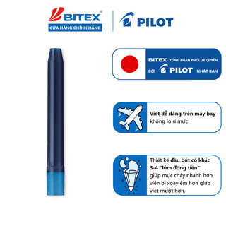 Ruột bút Pilot mực nước Hi-Techpoint V5/V7 Cartridge System mực xanh