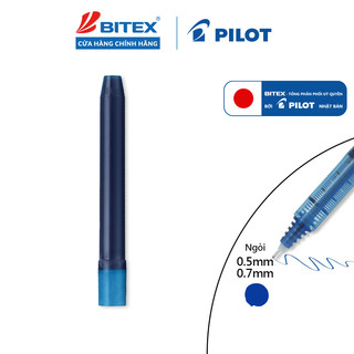 Ruột bút Pilot mực nước Hi-Techpoint V5/V7 Cartridge System mực xanh