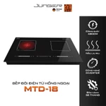 Bếp từ hồng ngoại đôi JUNGER JG MTD-18 4800W, Nấu Siêu Nhanh, Cân Mọi Loại Nồi Chảo, Shop Chính Hãng, Bảo Hành 36 Tháng — ảnh 1