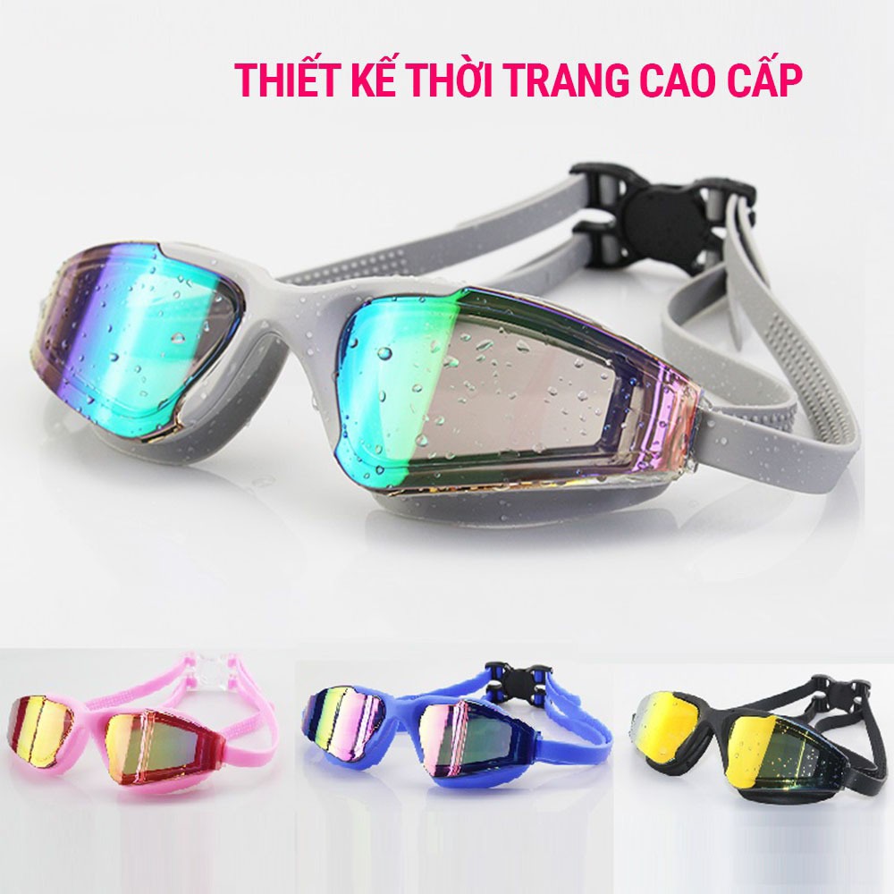 Kính bơi tráng gương SPORTY 1200 cho người lớn chống tia UV kiểu dáng thời trang cao cấp chống lóa