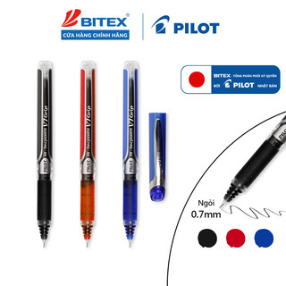Bút Pilot mực nước Hi-Techpoint V7 Grip – Bút Mực Nước Viết Êm, Chính Hãng