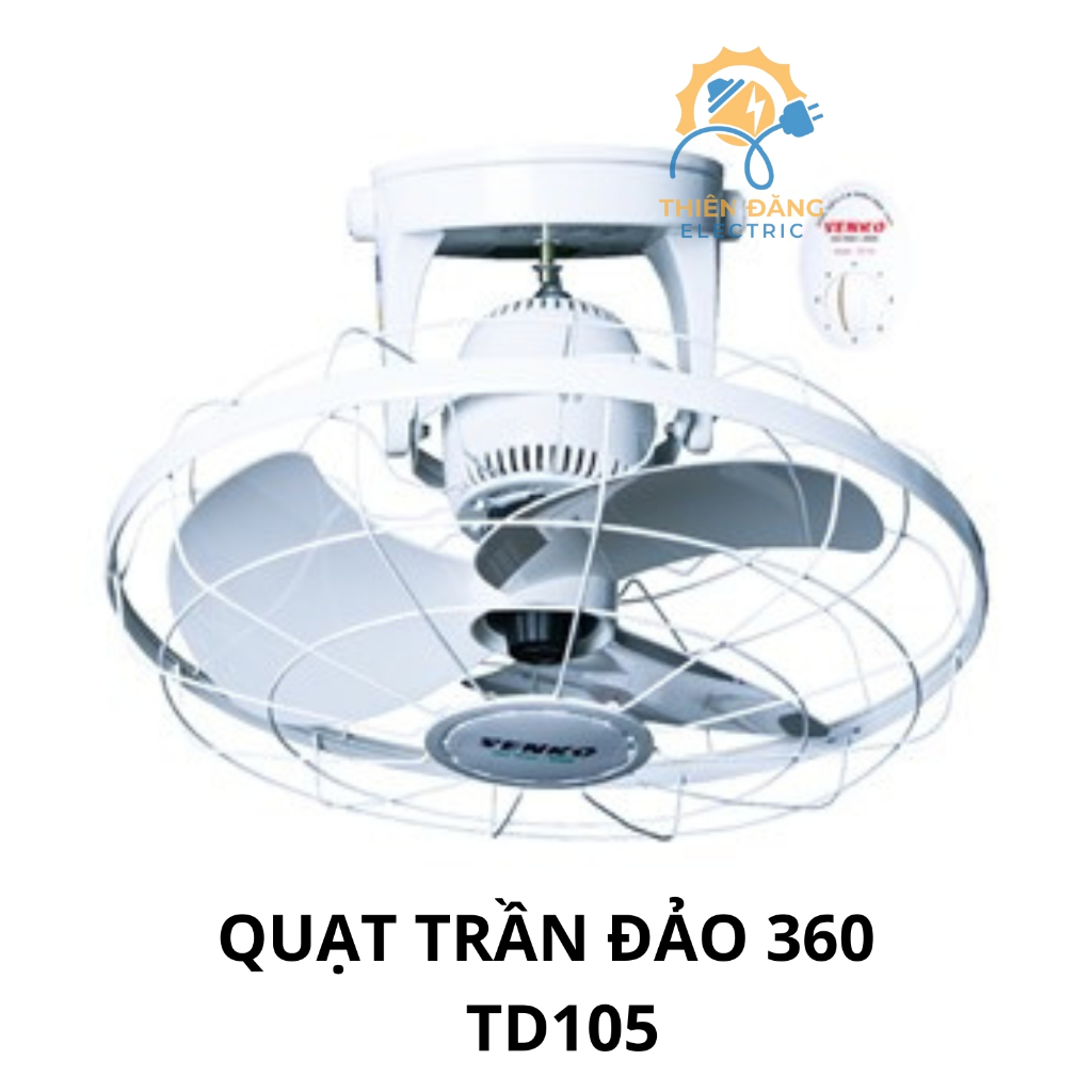 TD105 - QUẠT TRẦN ĐẢO 360 ĐỘ SENKO , CÔNG SUẤT 47W, BH 24 THÁNG ...