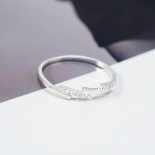 Nhẫn bạc nữ LAMY Shiny Crystal Ring Silver 8325 - Nhẫn bạc ta cao cấp