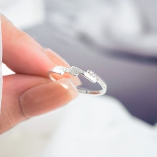 Nhẫn bạc nữ LAMY Shiny Crystal Ring Silver 8325 - Nhẫn bạc ta cao cấp