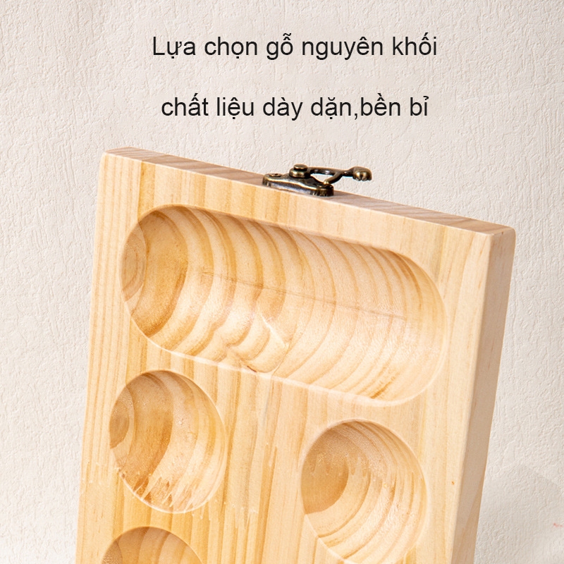 Bộ đồ chơi dân gian ô ăn quan cho bé, trò chơi dân gian ô ăn quan bằng gỗ giúp bé trở về tuổi thơ