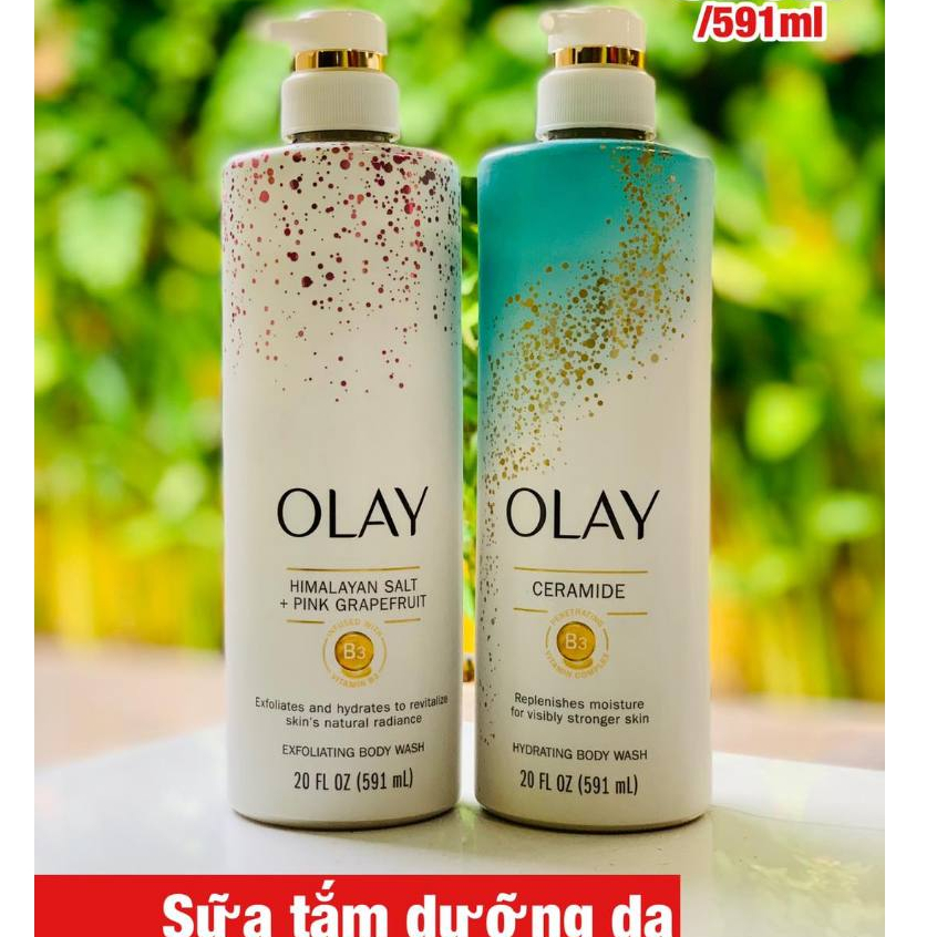 Sữa tắm dưỡng da Olay Ceramide/Himalayan Salt 591ml Shopee Việt Nam