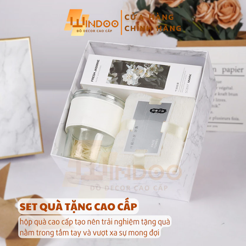 Set quà tặng sang trọng kèm thiệp chúc mừng, Quà sinh nhật, giáng sinh, quà tặng doanh nghiệp cao cấ