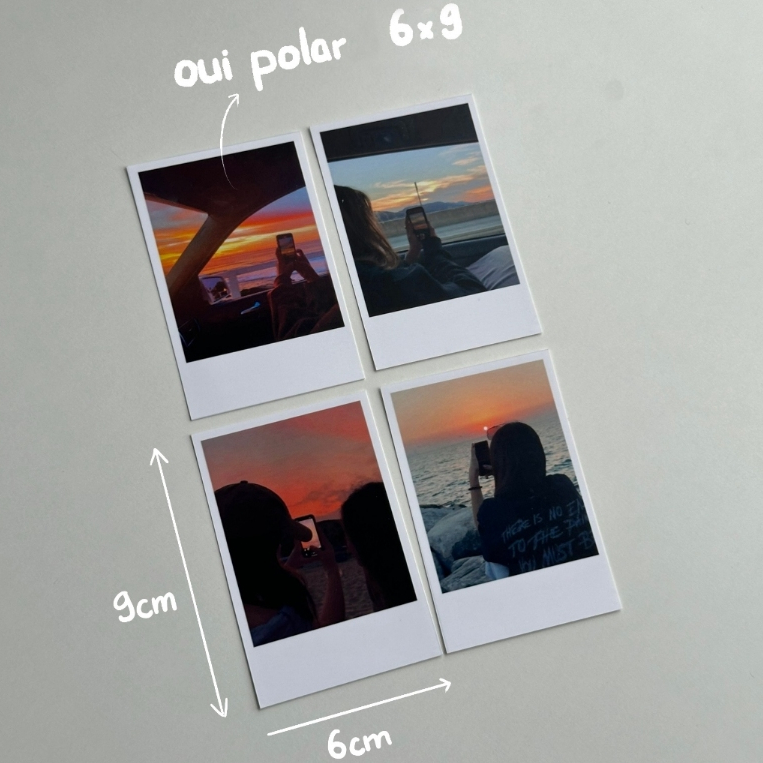 COMBO In Ảnh Polarroid Lụa Nhám Cao Cấp, In Hình Tự Chụp Theo Yêu Cầu – Chất Liệu Lụa Bóng Mờ Fujji Film