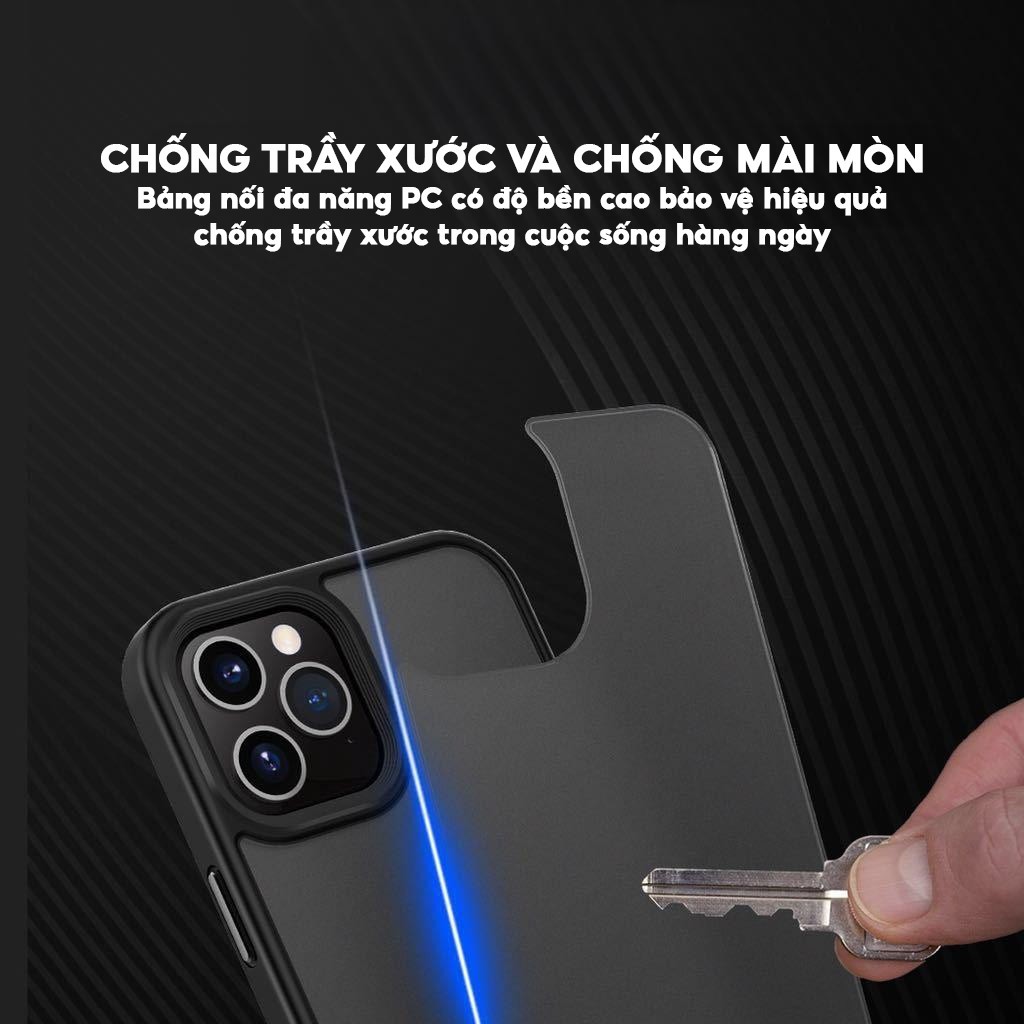 Ảnh Ốp Lưng Nhám Chống Vân Tay-Chống Ố-Chống Sốc 2M LIKGUS Cho Điện Thoại IP series 11-12-13-14-15-16 4