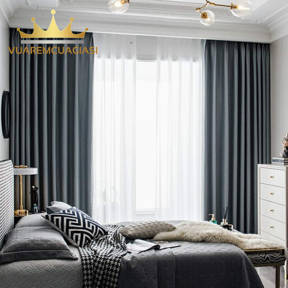 Rèm cửa chính size lớn nhiều kích thước dành cho decor phòng khách ...