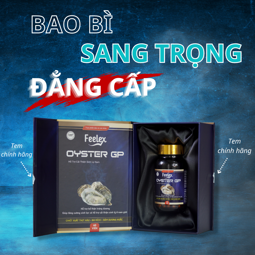 Ảnh Tinh chất hàu biển cao cấp Feelex Oyster GP tăng cường sinh lý nam  hộp 60 viên 3