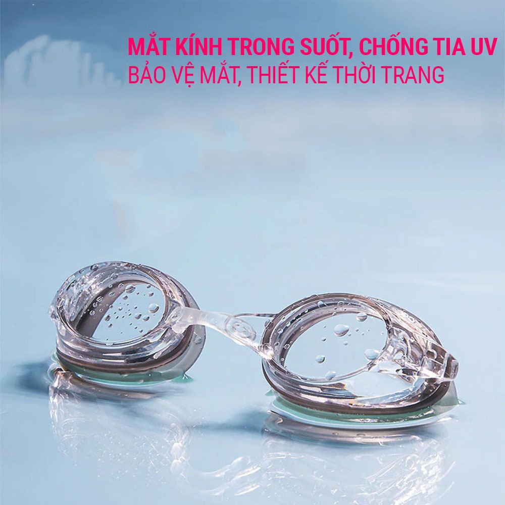 Kính bơi người lớn AF700 SPORTY mắt trong chống lóa, chống sương mờ, sử dụng cho nam, nữ