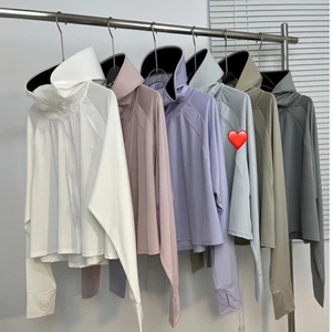 Áo Chống Nắng Nữ Dáng Ngắn Có Túi Chống Tia UV Chất Liệu Lụa Băng Mềm Mát Siêu Thấm Hút Mồ Hôi