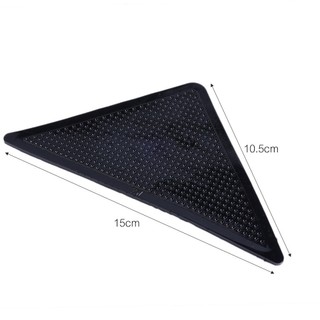 (freeship) Set 4 Miếng Dán Silicon Cố Định Thảm Trải Sàn Chống Trượt Đa Năng