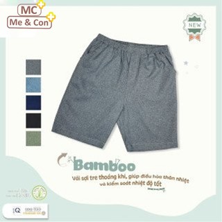 BST quần short thương hiệu Mẹ Và Con+ vải sợi tre dệt thoi thông hơi cho bé từ 18 tháng đến 11 tuổi