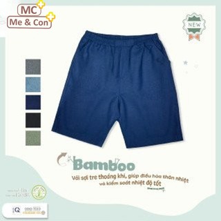 BST quần short thương hiệu Mẹ Và Con+ vải sợi tre dệt thoi thông hơi cho bé từ 18 tháng đến 11 tuổi