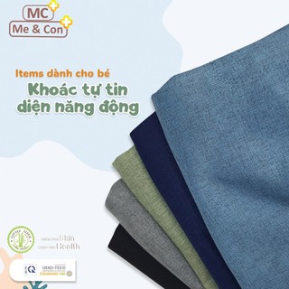 BST quần short thương hiệu Mẹ Và Con+ vải sợi tre dệt thoi thông hơi cho bé từ 18 tháng đến 11 tuổi