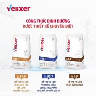 VELIXER -Thức ăn hỗ trợ trị liệu các bệnh cho chó nhập khẩu Hàn Quốc 1,5kg